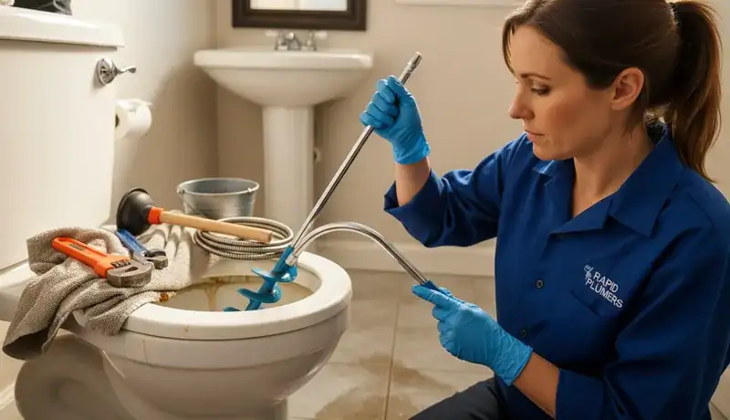 Expert Plumbing Pro - clogged-toilet-repair